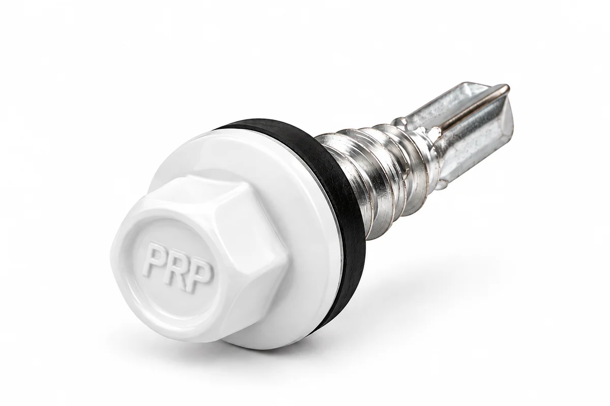 Parafuso Pintado PRP Seal — 12 14 X 4 — RAL 9003 Branco